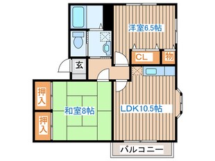 サバトハイムエルブの物件間取画像